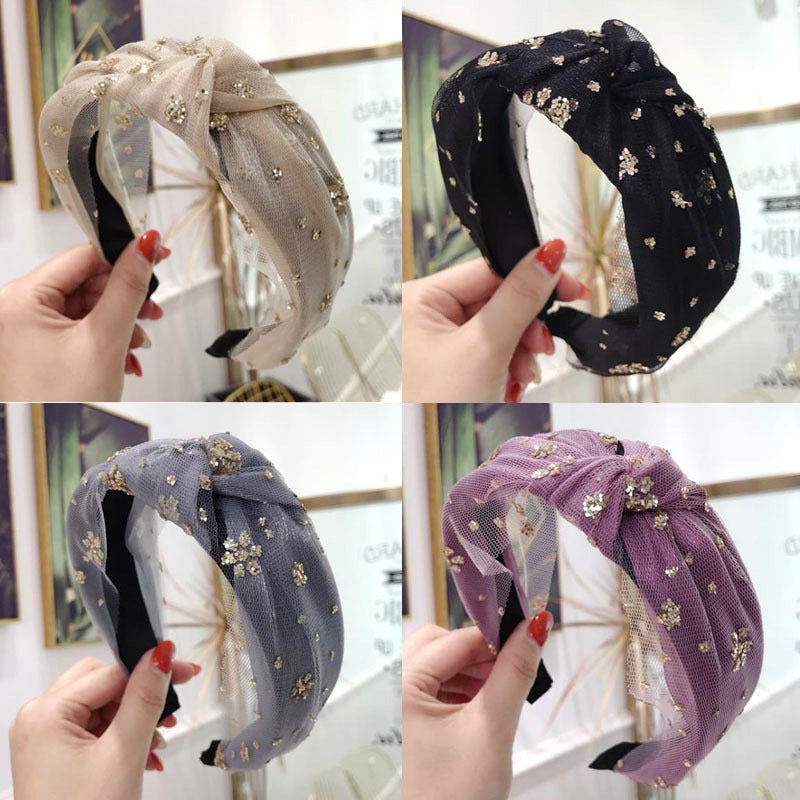 Korean hair accessories fairy mesh headband