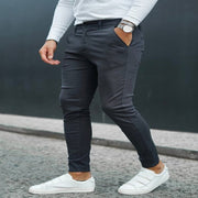 Business Casual Pants Long Pants 3D Plaid